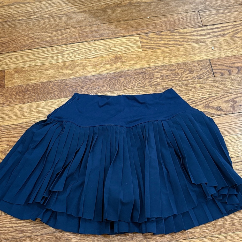 Aerie Navy Skater Skirt
